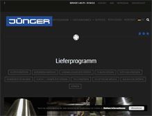 Tablet Screenshot of juenger.com